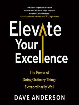 cover image of Elevate Your Excellence